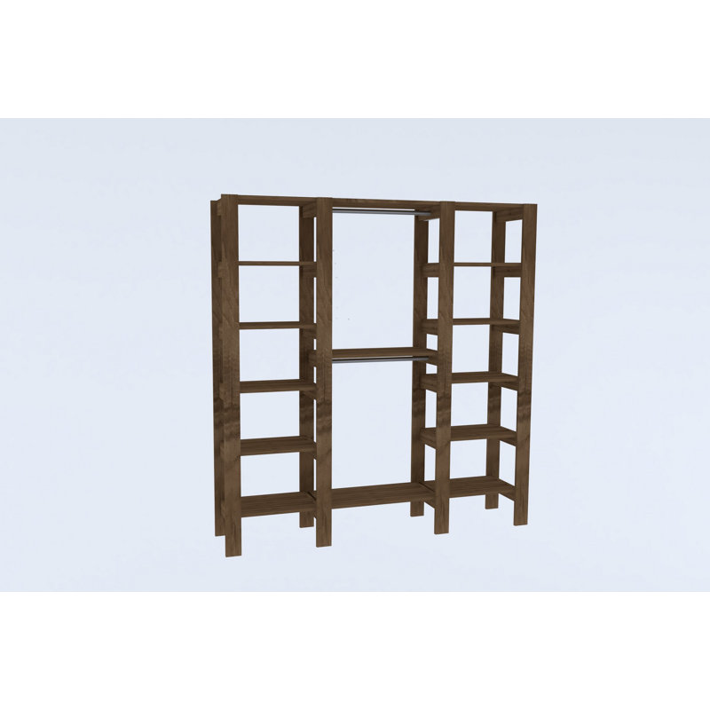 Nebras Solid + Manufactured Wood Wardrobe