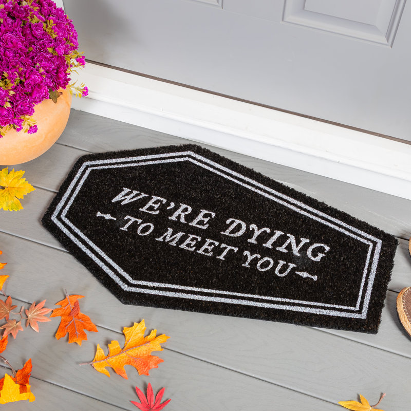 Tapis en forme de fibre de coco Diant To Meet You