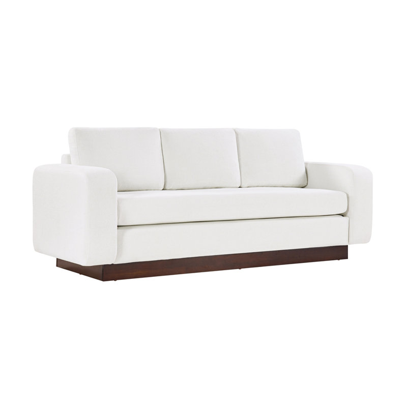Canapé 3 places 80,7 po Modern, White