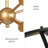 8-Light Dimmable Modern Sputnik Drum Chandelier