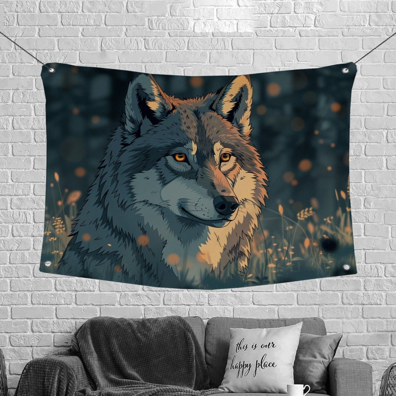 Tapisserie en microfibre, H 68 po x l 80 po