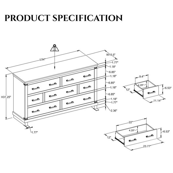 Dimensions du produit