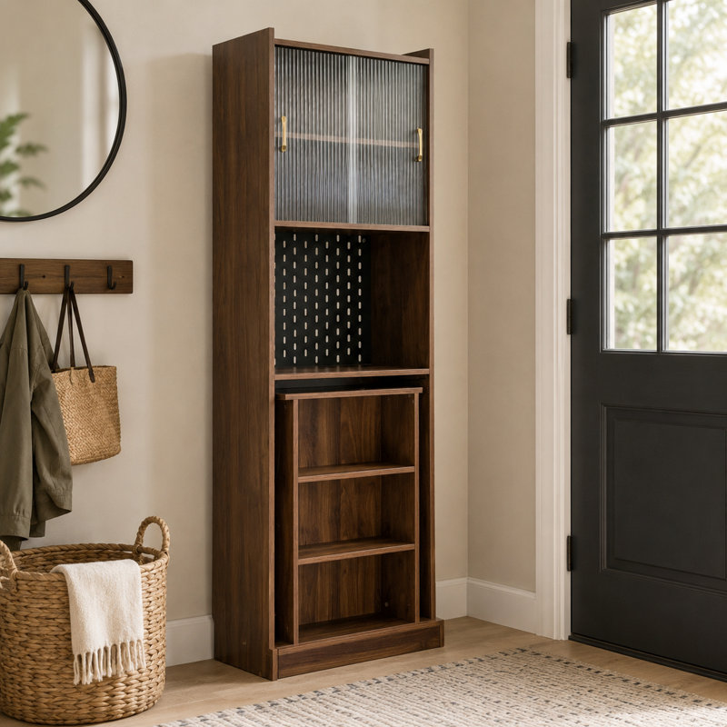 Modern Extendable Desk Bookshelf