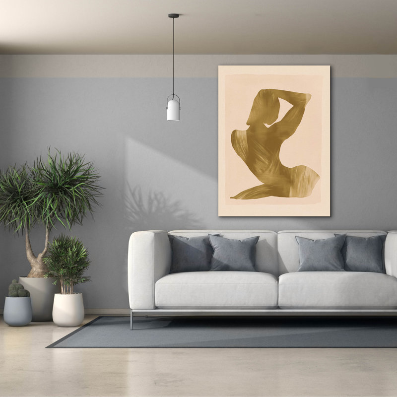«Silhouette Expression» par Svetlana Aleynikova, art mural sur toile, H 54 po x l 40 po