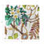 Plumeria Natural Cotton Sateen Cocktail Napkins-1865792374