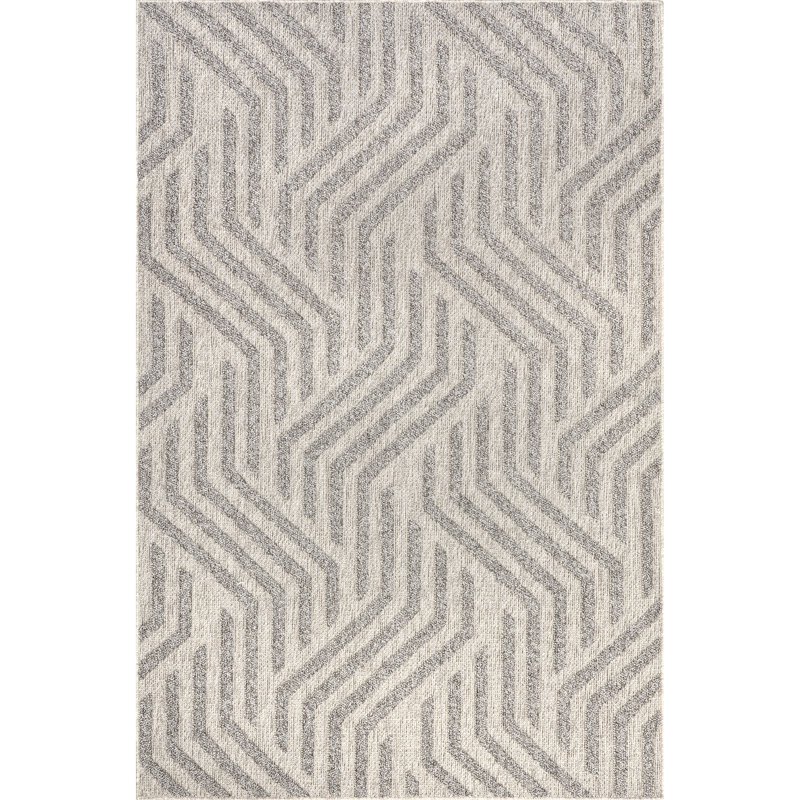 Shante Zig-Zag Indoor/Outdoor Area Rug, Rectangle 5' x 8'