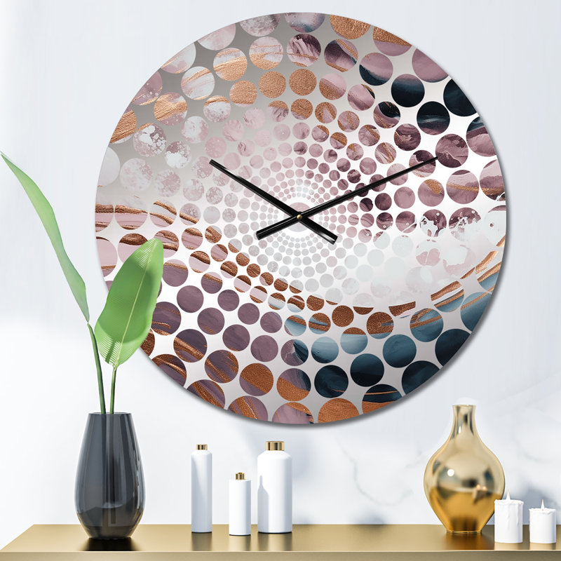 Alikai - Horloge murale abstraite en marbre, Petit