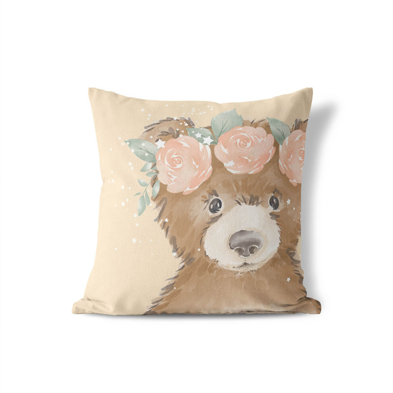Coussin Bearly, H 20 po x l 20 po