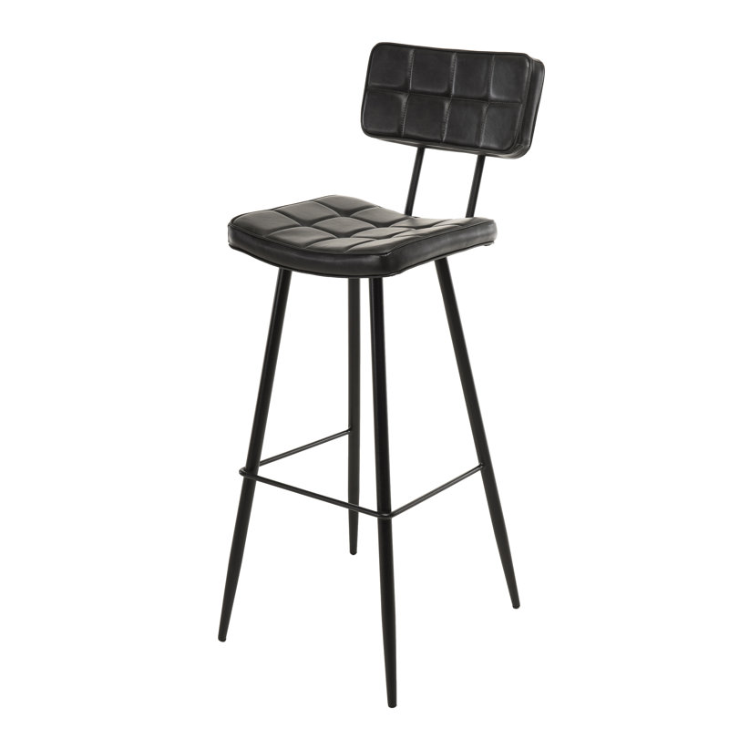 Laguna Upholstered and Faux Leather Bar Stool