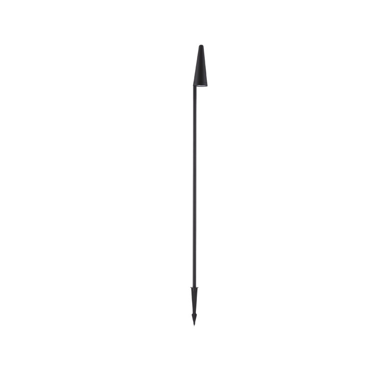 Black Integrated LED Metal Pathway Light