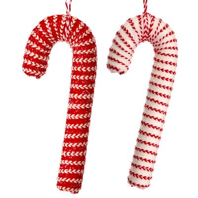 12 Piece Peppermint Candy Cane Set