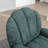 Petal Tufted Swivel Bucket Chair(Set Of 2)-2091933642