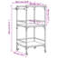 Nehls Metal Bar Cart-689168770