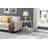 Kazbek 17.72'' Glass Top Console Table-704950743