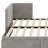 Velvet Upholstered Daybed With Pop-Up Trundle Bed, Plush Backrest, And Contoured Armrests-594037001