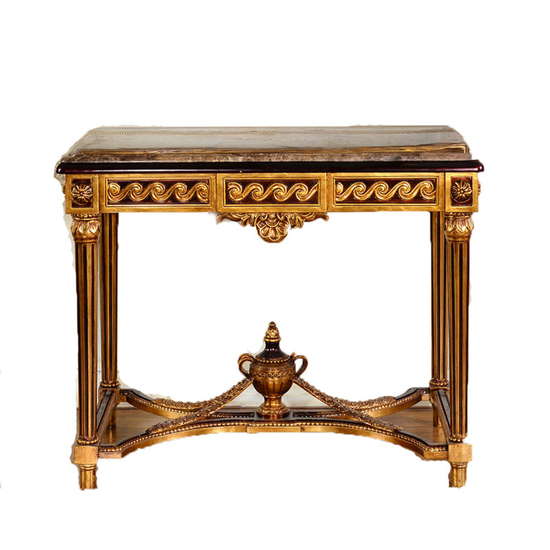 Aurora 48.75'' W Console Table, Brown, 33.66" H x 43.3" W x 25.59" D