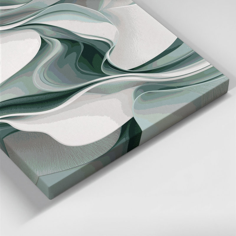 Art numérique sur toile, abstraction numérique 36, H 24 po x l 36 po