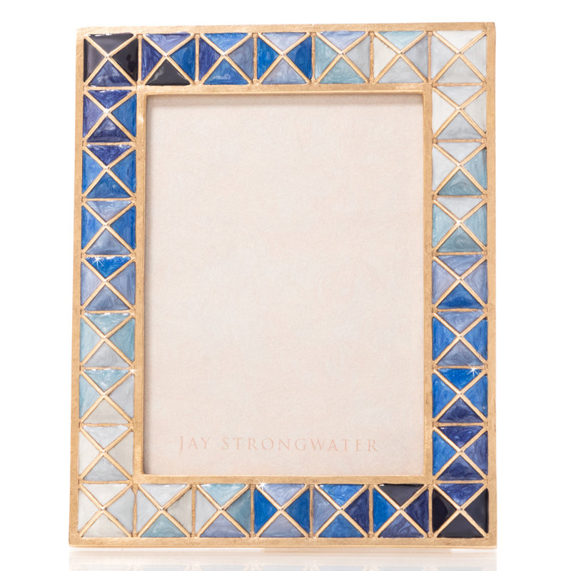 PYRAMID COLLECTION Metal Picture Frame, 3" x 4", Rainbow
