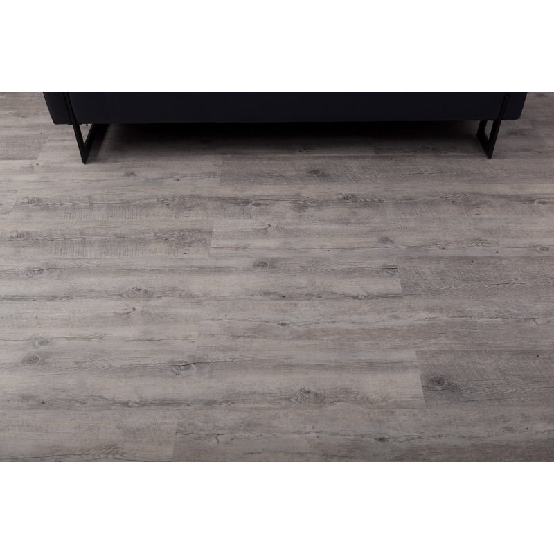 Planche de vinyle SPC 7 "x 48" x 6mm Luxury, Bois séché