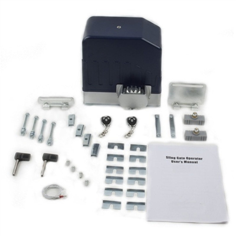 Heavy-Duty Aluminum Sliding Gate Opener Kit for 55 ft Gates