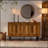 Sideboard Buffet Cabinet With Storage – Wood Kitchen Cabinet With Adjustable Shelf, Handleless Console Table For Dining Room, Modern Entryway Table With 4-Door