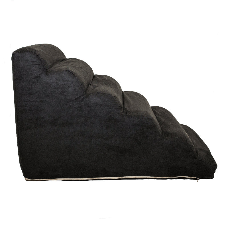 Snoozer Orthopedic Microsuede Stair Railing, Noir, noir, noir, noir, Moyen (H 17,5 po x l 21 po x P 25 po)