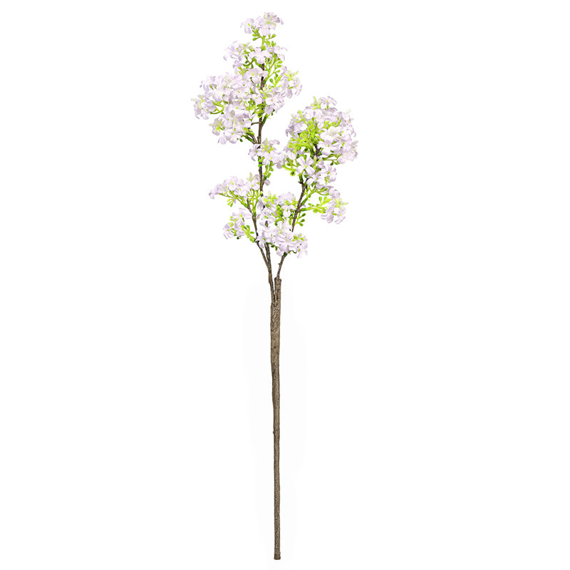 Tige de fleur de lilas artificielle, Lilas pâle
