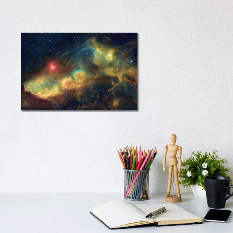 Reflection Complex in Scorpius (IC 4592) III 1 Piece Wrapped Canvas Wall Art, 20.32 cm H x 30.48 cm W