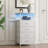 4-Drawer Nightstand with Charging Station & Adjustable Light, Side Table with Storage Shelf-1303927270