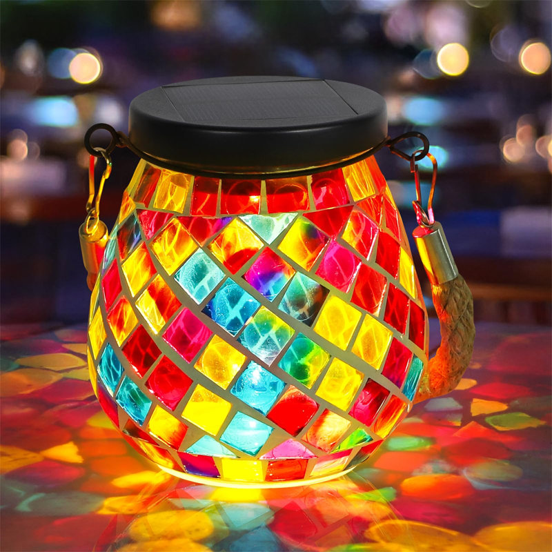 Lizette Solar Powered Outdoor Lantern