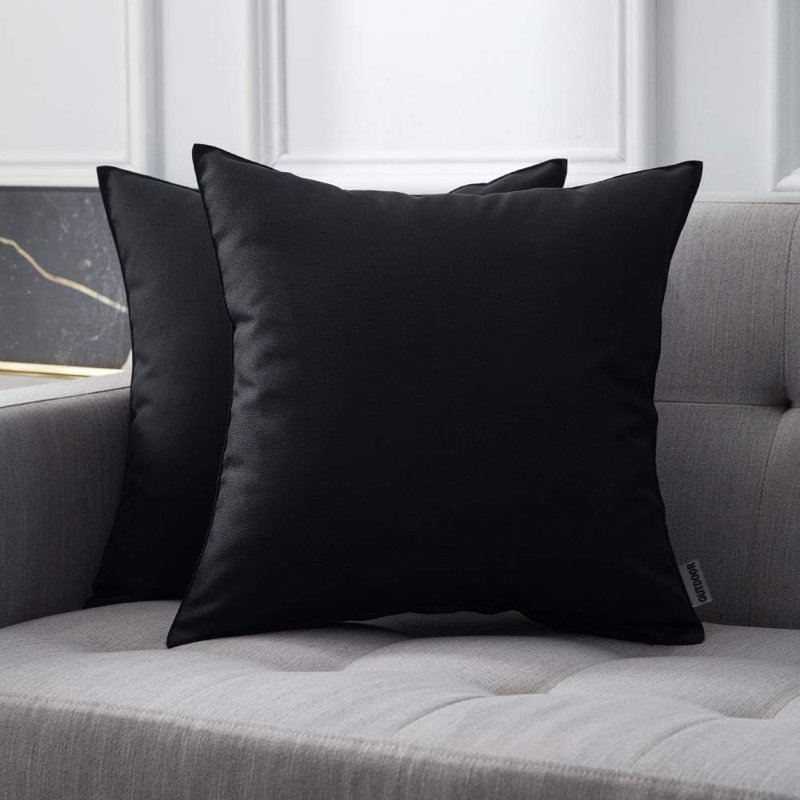 Outdoor Pillow Insert, Black