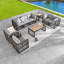 Chaise longue de patio avec coussins Avebury