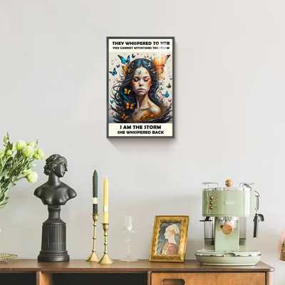 Chendra, citation inspirante, impression sur toile