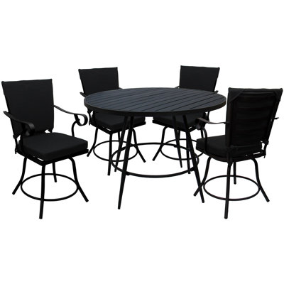 Ensemble repas extérieur pour 5 personnes Remelda
