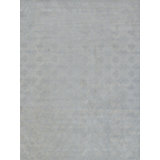Pavilion Wool Geometric Area Rug in Ivory