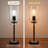 Royal Designs, Inc. 25" Crystal Accent Table Lamps Set of 2, Oil-Rubbed Bronze Finish with Clear Glass Shades-765653257