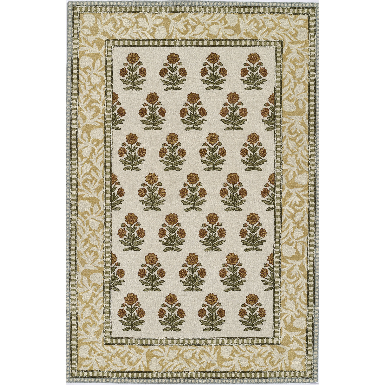 Alice Hand-Tufted Floral Wool Rug, 2' X 3'