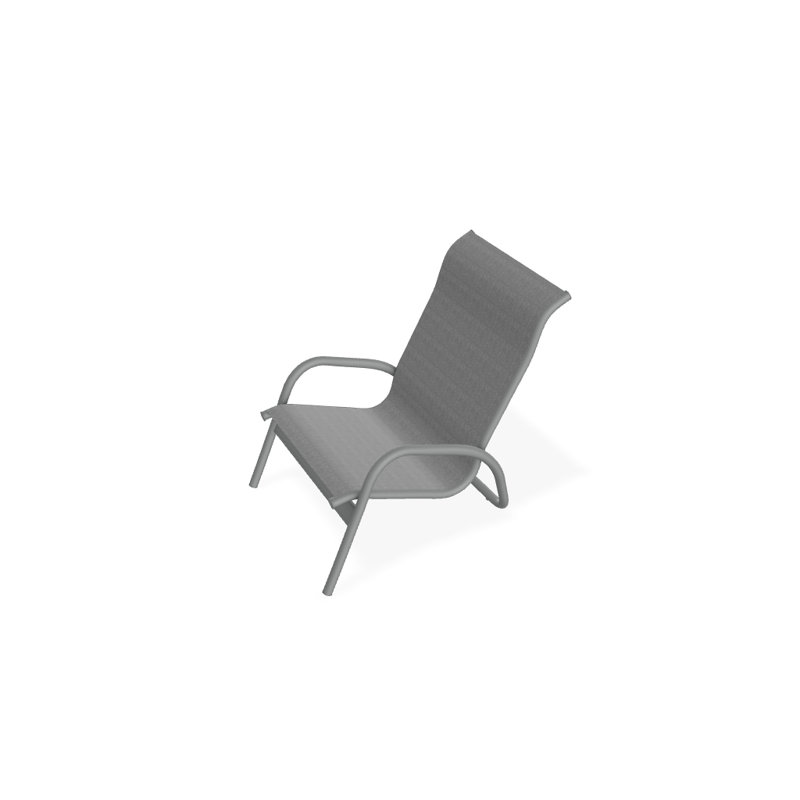 Gardenella Patio Chair, Titanium Sunbrella®, Graphite