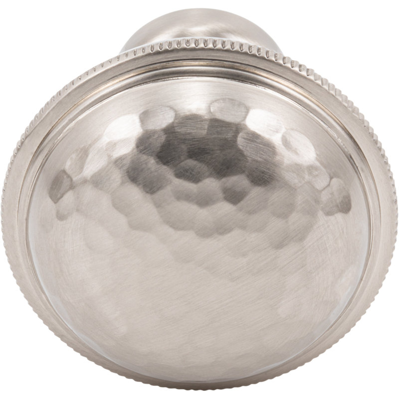 ArtWorth 1 5/16" Diameter Round Knob, Brushed Satin Nickel