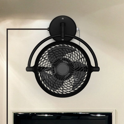 13" Wall Mounted Fan with Folding Arm