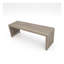 Dune Rounded Bench - Ash Brown