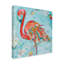 « flamant rose brillante », reproduction de peinture à l’acrylique sur toile tendue-27644073