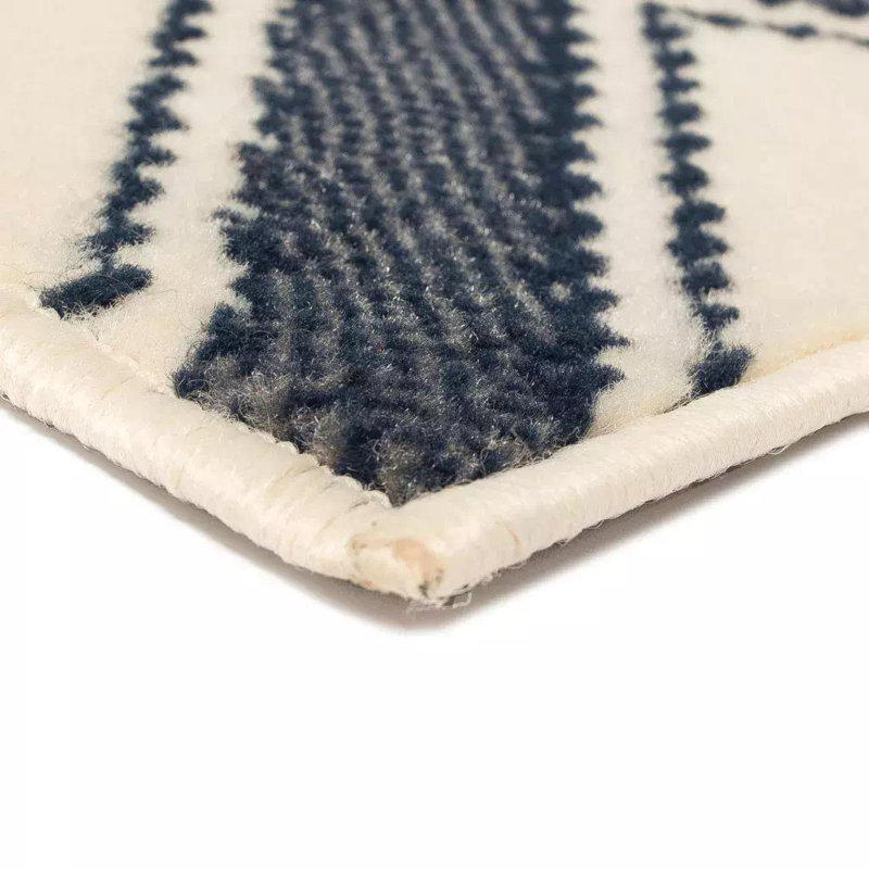 Clara Shag Grey/Blue Indoor/Outdoor Rug, Rectangle 120 x 170cm