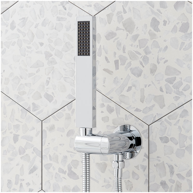 Vilamonte Pressure Balance Shower System with Hand Shower - Chrome, Chrome