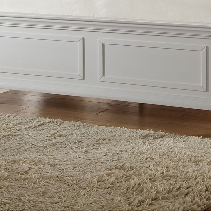 Cadre de lit blanc 1pc, Grand