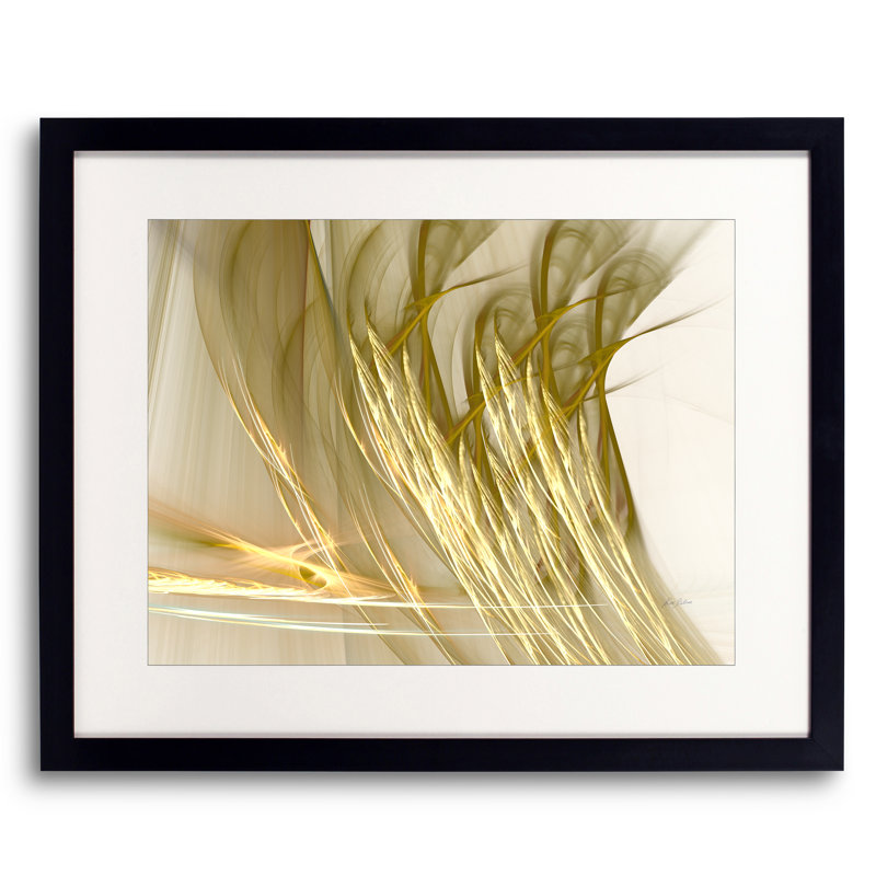Senic Print by Rica Belna, Black Single Picture Framed Paper, 17.2" H x 21.2" W x 0.88" D