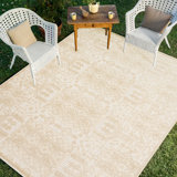 Tomika Damask Indoor / Outdoor Rug