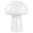 Kanaby Mushroom Shaped Glass Bedside Table Lamp White