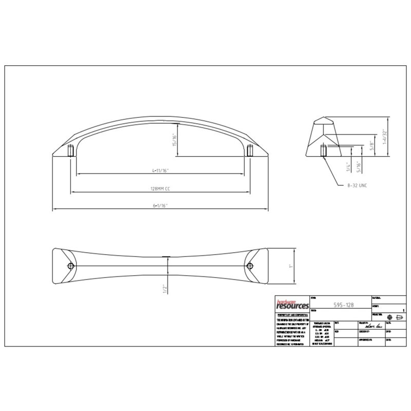 Cairo Arch Pull, Brushed Pewter, 5"