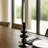 Sculptural Glass Candle Holder with Rounded Accent Base - Modern Tabletop Candle Holder for Coffee Table Display - Decorative Candle Stand Holder for Any Room-106710708